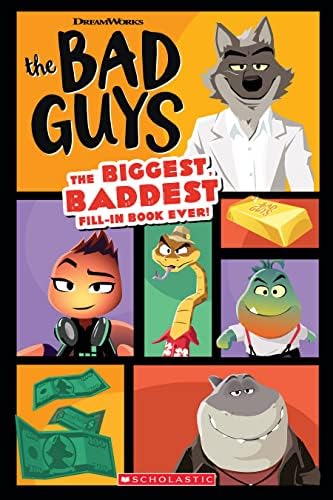 Bad Guys Movie: The Biggest, Baddest Fill-in Book Ever! (The Bad Guys) by Terrance Crawford
