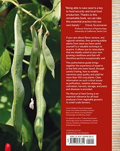 The Manual of Seed Saving: Harvesting, Storing, and Sowing Techniques for Vegetables, Herbs, and Fruits by Andrea Heistinger