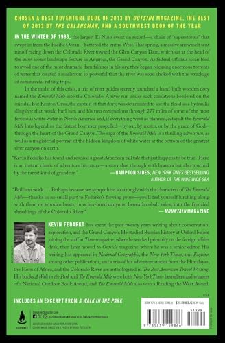 The Emerald Mile: The Epic Story of the Fastest Ride in History Through the Heart of the Grand Canyon by Kevin Fedarko