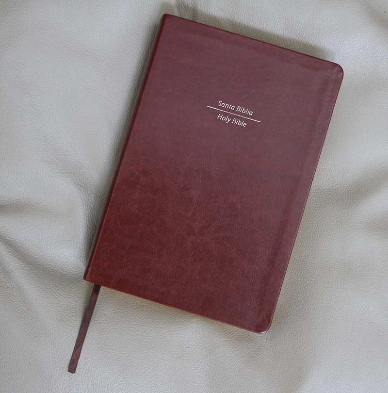 Biblia Bilingüe Reina Valera 1960/ESV Tamaño grande piel marrón / Bilingual Bible RVR60/English Standard Large Size Large Print Leather (Spanish Edition) by Reina Valera Revisada 1960