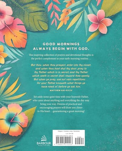 Mornings with God Large Print: Prayers & Devotions for Women by Compiled by Barbour Staff