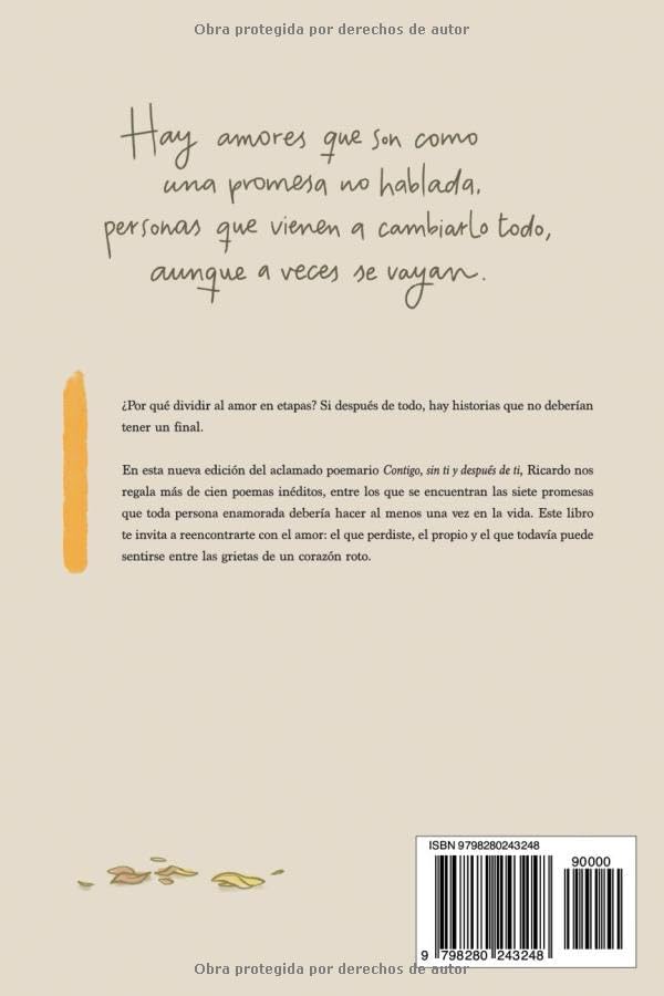 Contigo, sin ti y después de ti: Edición ilustrada (Spanish Edition) by Ricardo Mauricio Camacho Ramírez