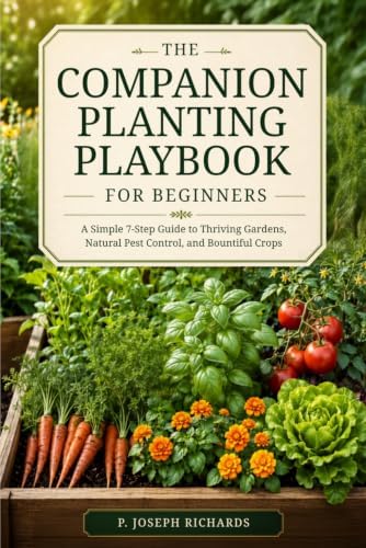 The Companion Planting Playbook for Beginners: A Simple 7-Step Guide to Thriving Gardens, Natural Pest Control, and Bountiful Crops by P. Joseph Richards