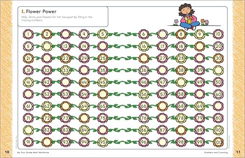 My First Grade Math Workbook: 101 Games & Activities to Support First Grade Math Skills by Lena Attree
