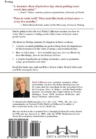 The Book on Writing: The Ultimate Guide to Writing Well by Paula LaRocque