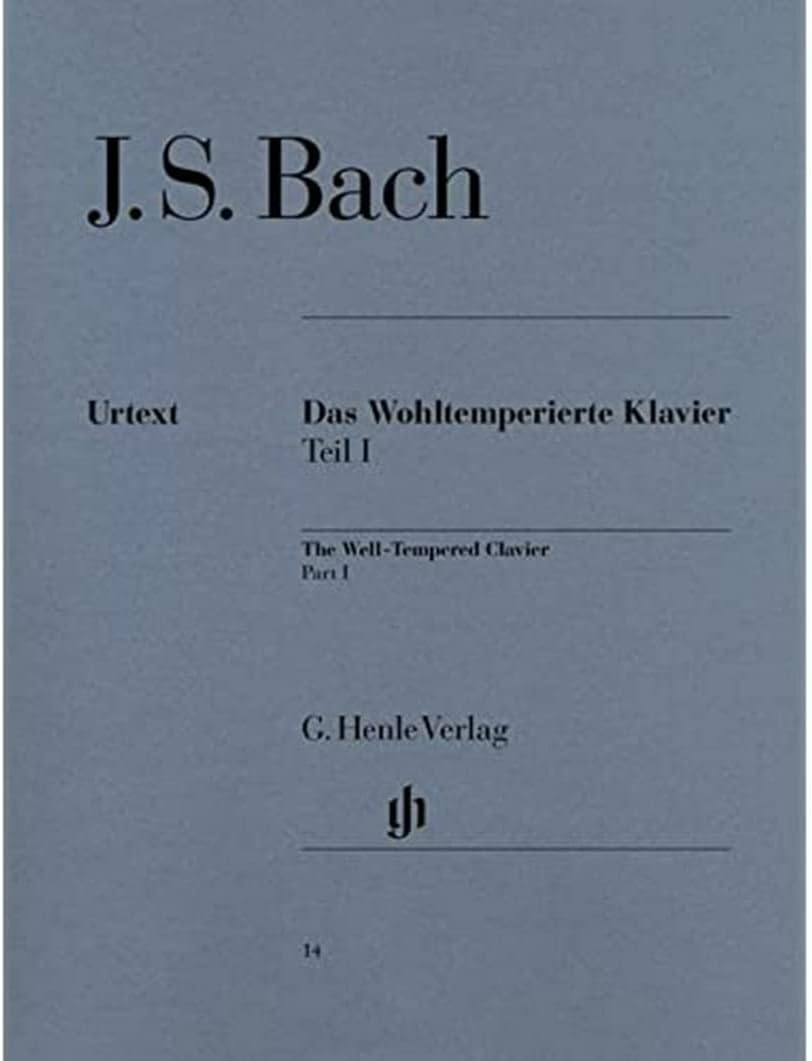 J.S. Bach: The Well-Tempered Clavier Part I BWV 846–869 | Henle Urtext Piano Sheet Music (No Fingering) | Baroque Masterwork for Study and Performance | Multilingual Songbook (English, French, German) by JEAN SEBASTIEN BACH