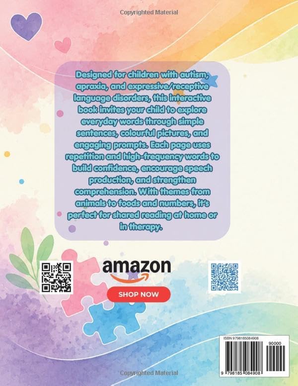 I CAN READ MORE!: My Second Learning Book A fun and engaging book that helps children with autism strengthen reading, language, and communication ... everyday learning experiences.: VOL. 2 by Juny Sosa Lorenzo