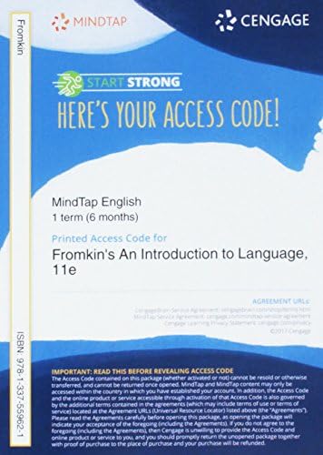 An Introduction to Language + Mindtap English, 1 Term 6 Months Access Card by Victoria Fromkin