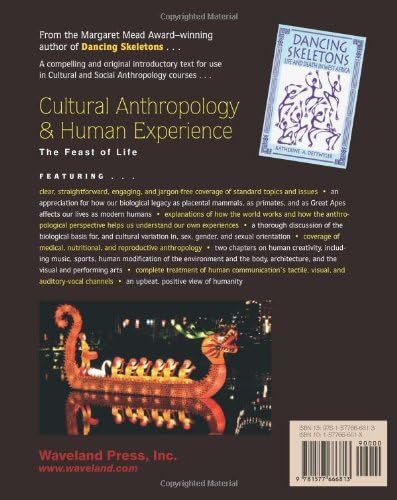 Cultural Anthropology and Human Experience: The Feast of Life by Katherine A. Dettwyler