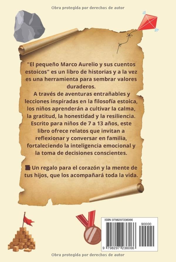 El pequeño Marco Aurelio y sus cuentos estoicos: Historias que enseñan a los niños cómo encontrar calma, gratitud y fuerza interior cada día by Pequeños Pensadores