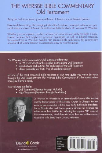 The Wiersbe Bible Commentary OT: The Complete Old Testament in One Volume by Warren W. Wiersbe