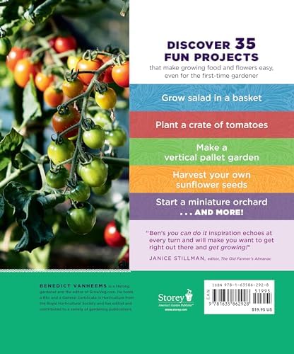 GrowVeg: The Beginner's Guide to Easy Vegetable Gardening by Benedict Vanheems