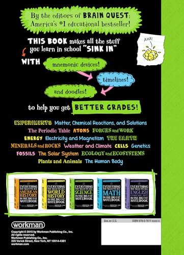 Everything You Need to Ace Science in One Big Fat Notebook: The Complete Middle School Study Guide by Workman Publishing