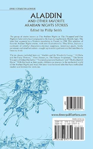 Aladdin and Other Favorite Arabian Nights Stories (Dover Children's Thrift Classics) by Philip Smith