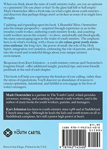 What's Right about Youth Ministry: Six Values Great Youth Ministries Embrace by Mark Oestreicher