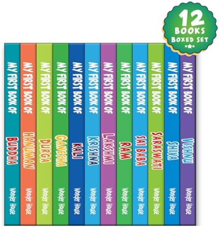 My First Library of Hindu Gods and Goddesses (Boxed Set) - Set of 12 Books (My First Books of Hindu Gods and Goddess) by Wonder House Books