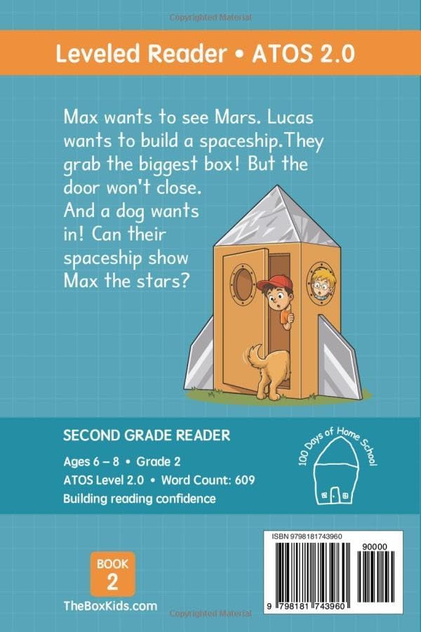 The Box Kids and the Cardboard Spaceship: An Early Reading Story (Ages 6–8) (Level 2) by Sam Stickle