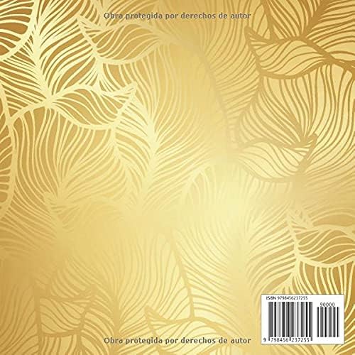 Libro de firmas para bodas de oro: Para recuerdos de invitados por aniversario de boda de oro 50 años casados, Regalo o detalle para aniversario pareja. Portada Dorada. Español (Spanish Edition) by Jessecaling Edition