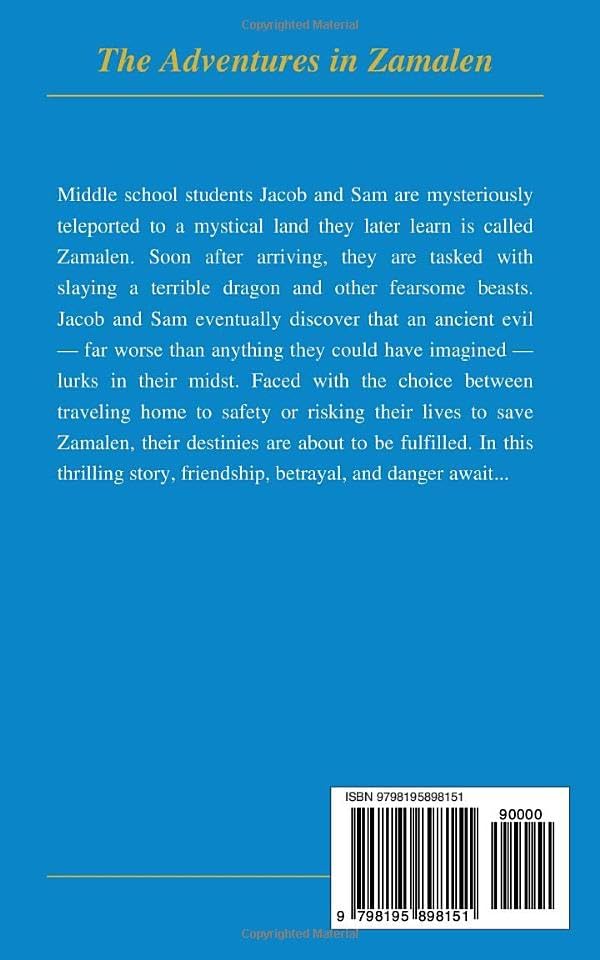 The Adventures in Zamalen: Book 1 by Eli Appel