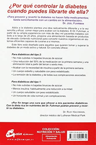Adiós a la diabetes: El plan nutricional para prevenir y revertir la diabetes (Spanish Edition) by Joel Fuhrman