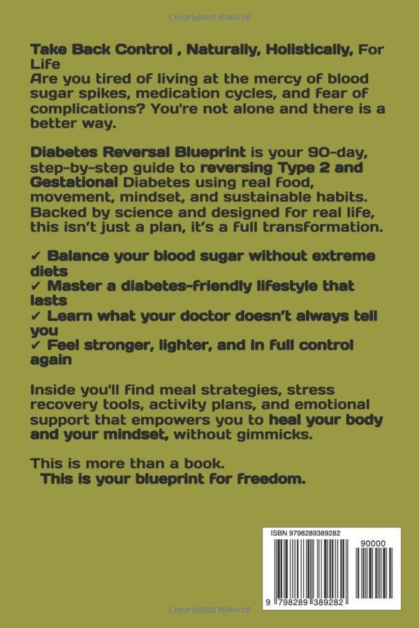 Diabetes Reversal Blueprint: A 90-Day Holistic Plan to Take Back Control, Body, Mind and Plate by Dr. Tyler Howard