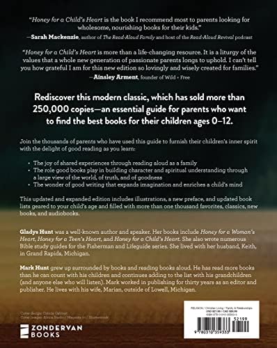 Honey for a Child's Heart Updated and Expanded: The Imaginative Use of Books in Family Life by Gladys Hunt
