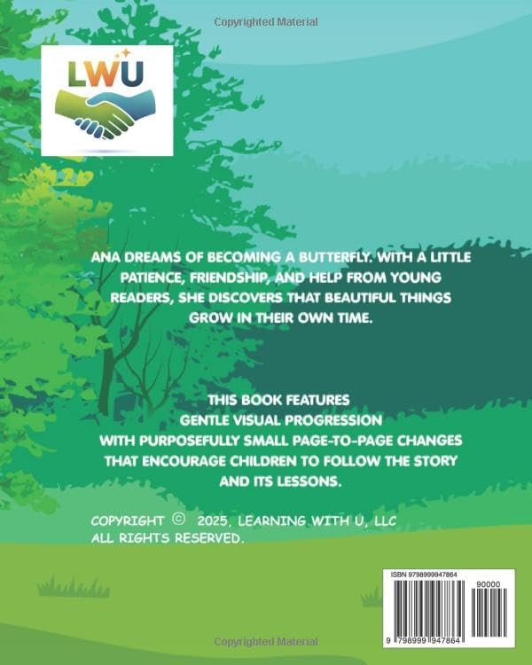 Ana's Wings: A Social Emotional Learning Story about Patience (Social Emotional Learning for Toddlers Series) by Sophia Hendy