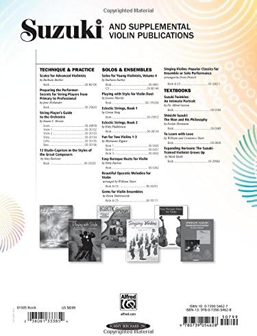 Suzuki Violin School, Vol 4: Violin Part by Shinichi Suzuki