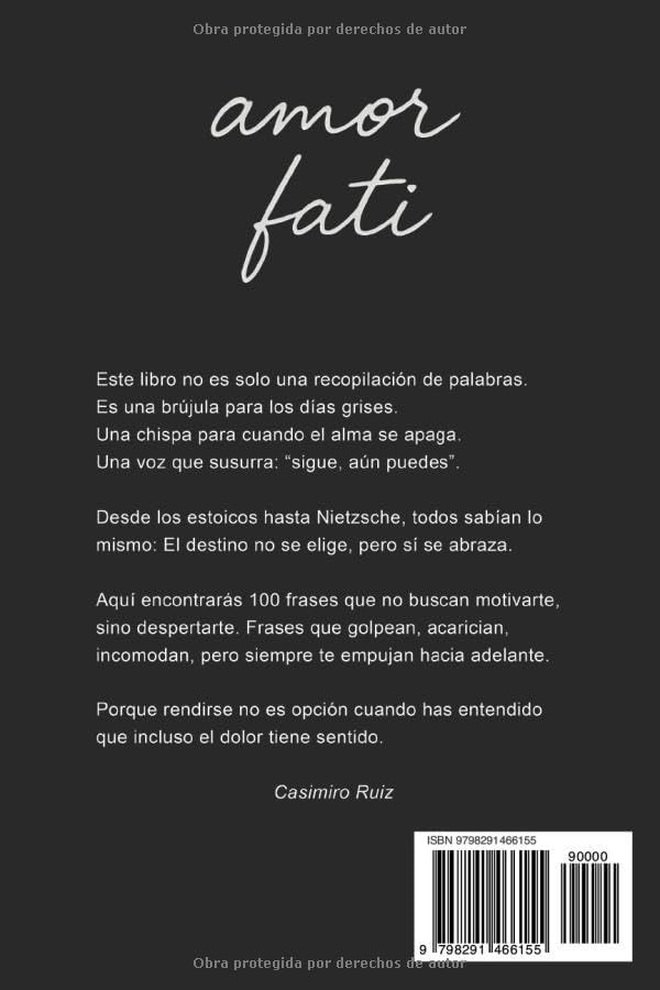 Amor Fati: Ama tu Destino (MEMENTO MORI) (Spanish Edition) by Casimiro Ruiz