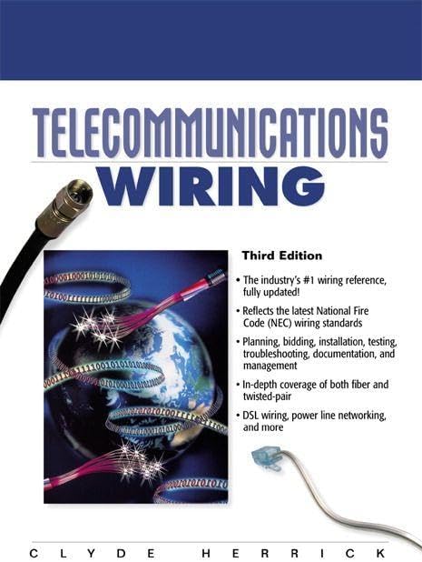 Telecommunications Wiring by Clyde Herrick