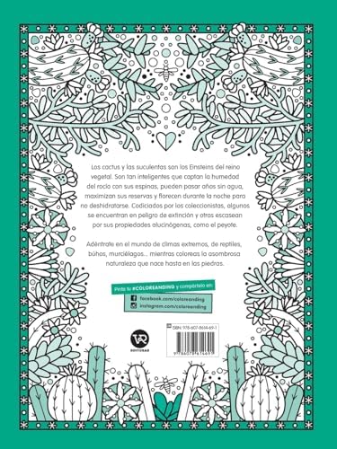 #Coloreanding: Cactus y suculentas (Spanish Edition) by Gaba Gale
