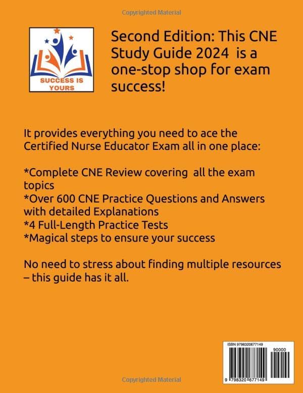 CNE Exam Prep Study Guide: All-in-One Certified Nurse Educator Review + 600 Practice Questions with In-Depth Explanations for the Certified Nurse Educator Exam (Includes 4 Full-Length Practice Tests) by Wesley S. Wilkins