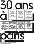 30 ANS A PARIS (0000) by CENTRE CULTUREL SUISSE