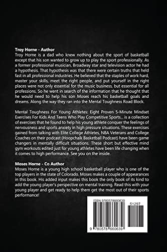 Mental Toughness For Young Athletes: Eight Proven 5-Minute Mindset Exercises For Kids And Teens Who Play Competitive Sports by Troy Horne