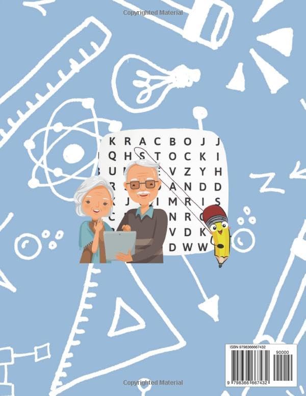 Puzzle book for seniors large print word search: Brain, Memory and Mind Activity Games with Very Big Letters by Alfred Norris