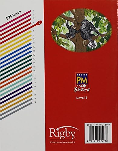 Rigby PM Stars: Individual Student Edition Red (Levels 3-5) Little Chimp Is Brave by Jenny Giles
