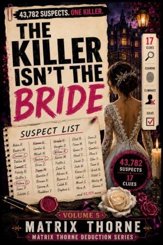 The Killer Isn't The Bride: The 43,782 Suspect Wedding Night Murder Mystery Puzzle | 17 Clues, Thousands of Guests, Only One Name Survives, Find The Killer (MATRIX THORNE DEDUCTION SERIES) by MATRIX THORNE