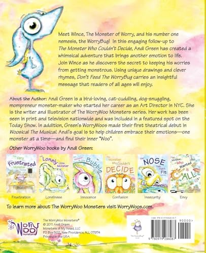 Don't Feed The WorryBug: A Book about Worry (The WorryWoos) by Andi Green