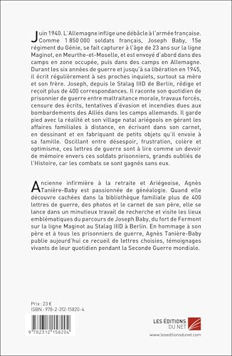 Joseph Baby: Correspondance d’un prisonnier de guerre 1940-1945 (French Edition) by Agnès Taniere