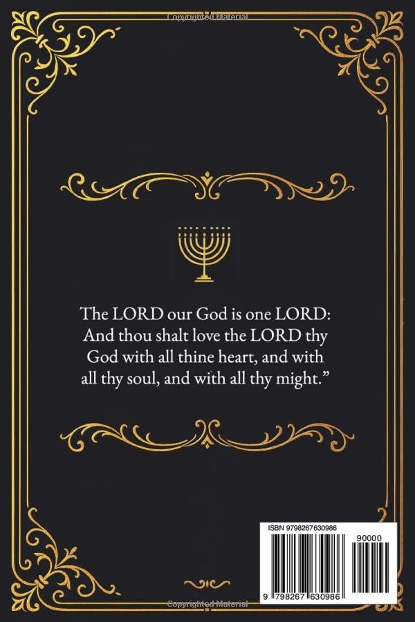 The Torah in English (Large Print): Hebrew Bible Pentateuch Deluxe Edition – The Five Books of Moses (Genesis, Exodus, Leviticus, Numbers, Deuteronomy) by Moses