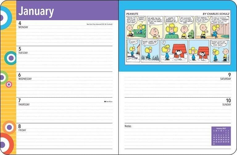 PEANUTS® 2027 Monthly/Weekly Planner Calendar by Peanuts Worldwide LLC