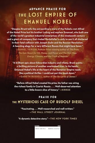 The Lost Empire of Emanuel Nobel: Romanovs, Revolutionaries, and the Forgotten Titan Who Fueled the World by Douglas Brunt