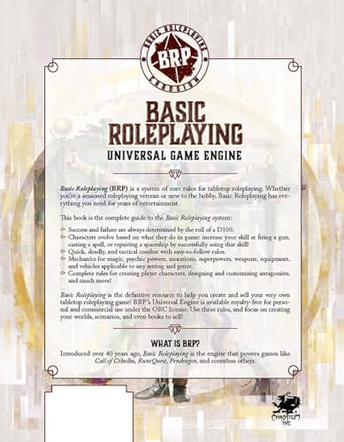 Basic Roleplaying: Universal Game Engine by Jason Durall