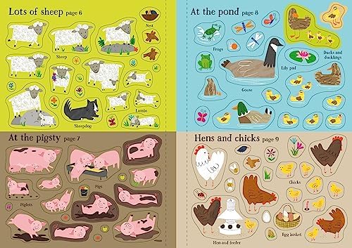 Little First Stickers Farm: Over 250 Stickers to Explore Farm Animals for Children (Ages 3-5) by Jessica Greenwell