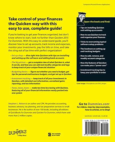 Quicken 2015 For Dummies by Stephen L. Nelson