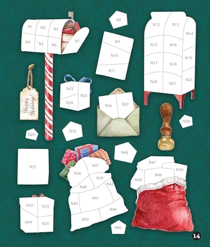 Brain Games - Sticker by Number: Christmas (24 Images to Sticker - Watercolor Tree Cover): Includes 2 Foil Sticker Sheets to Complete Each Image! by Publications International Ltd.