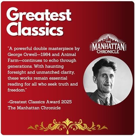 Animal Farm & 1984 (Deluxe Hardcover) | George Orwell Dystopian Classics – 2 Book Set: Animal Farm & Nineteen Eighty-Four (Collector’s Editions) | George Orwell Ultimate Collector's Bundle | Limited Edition by George Orwell