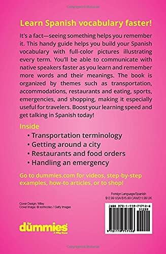 Spanish Visual Dictionary For Dummies by The Experts at Dummies
