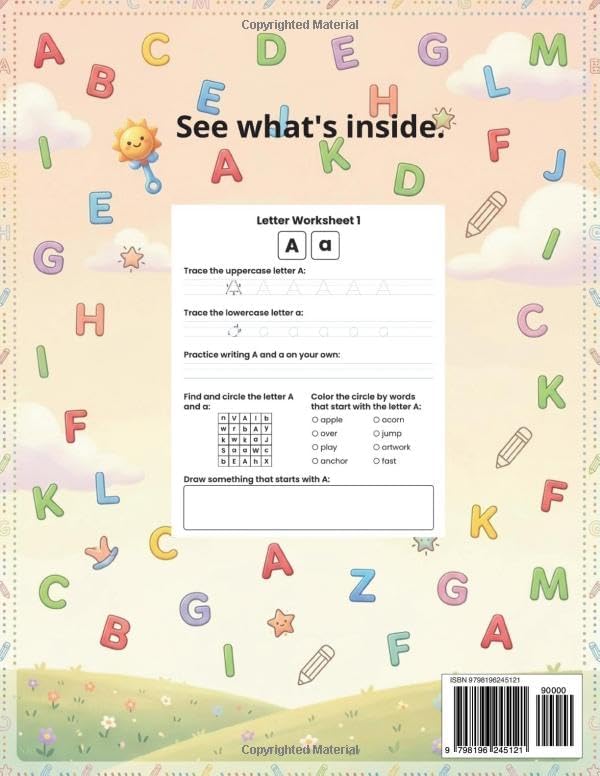 ABC Letter Activity Workbook for Kids Ages 3-5: Tracing, Handwriting Practice, Letter Search and Early Learning Activities (Little Learners Workbook Series) by PMIS Learners Workbook