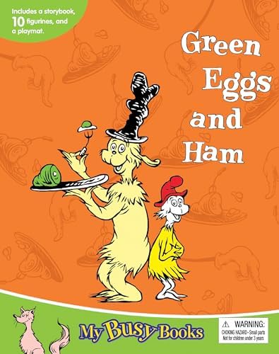 Dr. Seuss Green Eggs and Ham My Busy Books - Storybook, 10 figurines, playmat by Phidal Publishing Inc.